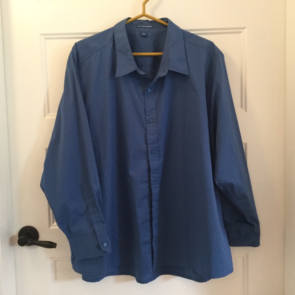 French Blue Button Down - image 1